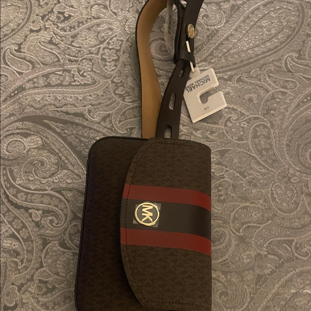 Michael Kors Women’s Belt Bag in Brown and Red